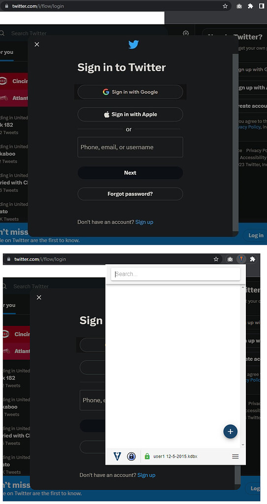 Is it possible to get Kee to work with Twitter login? - Kee browser ...
